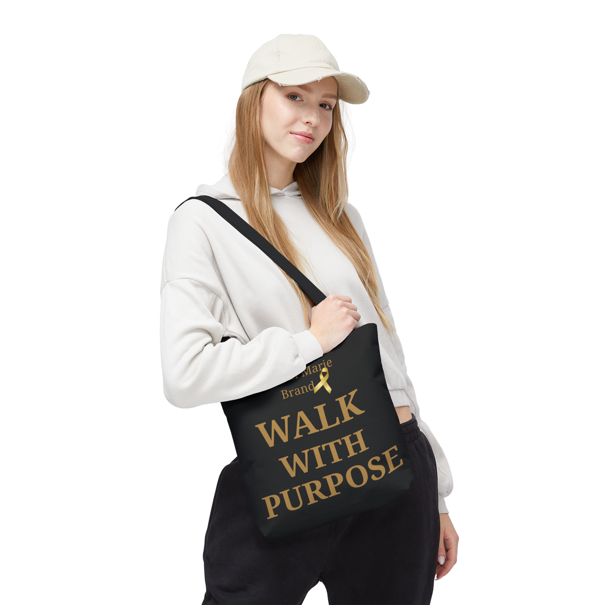 Walk With Purpose Tote Bag