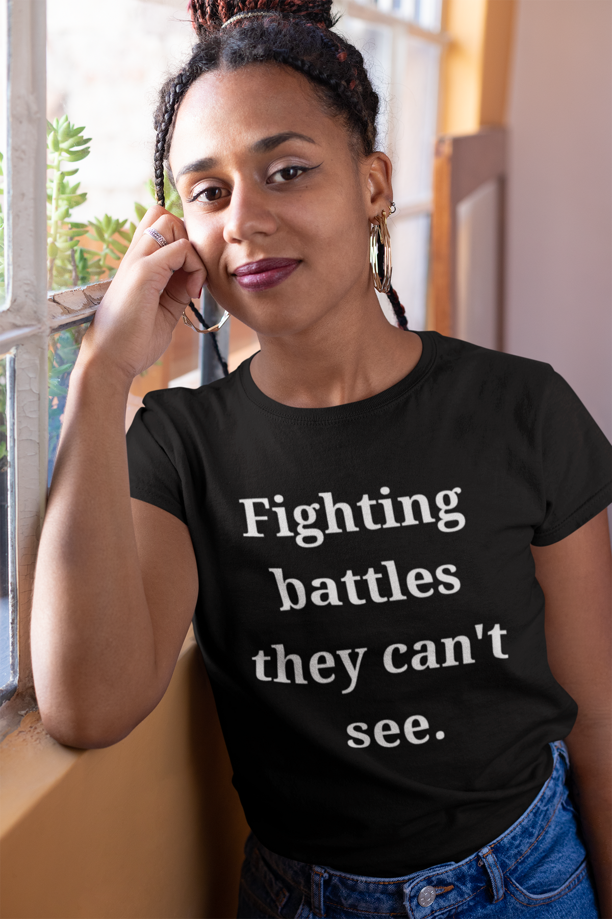 Fighting Battles They Can't See T-Shirt